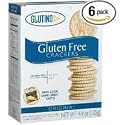 Glutino - Gluten Free Crackers Original - Case of 6 - 4.4 oz Per Box.