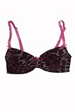 Betsey Johnson Intimates Stretch Mesh Cheetah balcony bra