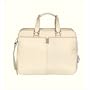 Samsonite Hi-Tech Leather Briefcase Organizer - 13" x 17" x 5.9" - Cream - Cream