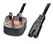 Figure 8 Mains Lead 2.5amp 230/240v Ac 50hz 1 Metre Cable