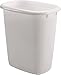 Rubbermaid FG295800WHT 14.4 Quart Vanity Wastebaskets