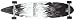 Krown Gray/White Flame Complete Longboard Skateboard