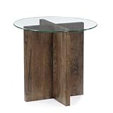 IMAGE OF Magnussen Home T1861-05 Terria Round End Table, Natural