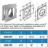 Simpson Dura-Vent 46DVA-WFS 46DVA-WFS - Wall Firestop - 4 in x 6 5/8 in DirectVent Pro