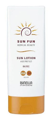 BINELLA SUN FUN MEDICAL BEAUTY SUN LOTION SPF 20 Oilfree Age Protect 200 ml Preisvergleich