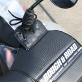 ラフ&ロード：透明窓付き ボクサーハンドルカバー / RR-5915 / マットレザー