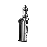 Vaporesso Target Pro 75W TC スターターキット [SONY-VTC4電池1本付き] [VAPESTEEZオリジナルリキッドつき] VAPE 電子タバコ (シルバー)