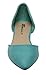 Breckelles Dolley 52 women's d'orsay Flat Almond pointed Toe Slip On Suede