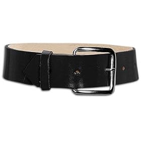 Buy Athletic Specialties 1 1 2 Leather Uniform Belt - ( sz. L, Black ) by Athletic Specialties