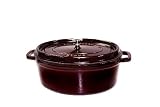 Staub 6.75 Quart Oval Cocotte Eggplant