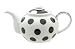 Typhoon Black & White Polka Dot 6 Cup teapot