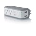 Belkin 3-Outlet Mini Travel Swivel Charger Surge Protector with Dual USB Ports (1 AMP / 5 Watt)