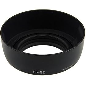 ES-62 Lens Hood for CANON EF 50mm f/1.8, EF 50mm f/1.8 II,Eos 50D,40D,7D,5D,1Ds,550D,500D,450D.