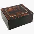 25-Cigar Humidor Colibri Gift Set, Triple Flame Torch Lighter and Cigar Case