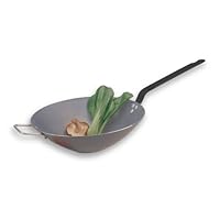 World Cuisine 12.5-Inch Blue Steel Wok