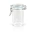 Mini Glass Seal Jars (Case of 24), PacknWood - Glass Mason Jars with Green Lid Seal (2.2 oz Capacity) 210BOKA65
