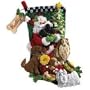 Bucilla Santa Paws Stocking Felt Appliqu� Kit-18-Inches Long