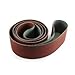 Red Label Abrasives 2 X 72 Inch 220 Grit Flexible Aluminum Oxide Multipurpose Sanding Belts for Woodworking, Leather, Rubber, Plastic, & Light Metal Working - Belt Sand Paper 6 Pack