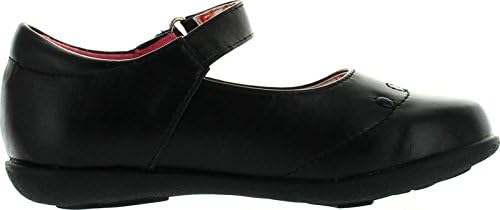 Girls School Collection Clase-10 Casual Flats For School Uniform Shoes,Black,10