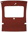Acme AFH38-FB1611 ABS Plastic Headliner Covered with Carmine Foam-Backed Cloth