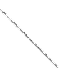 .9mm, Sterling Silver, Octagon Mirror Box Chain, 20 inch