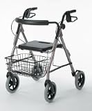 G07887B Medline 1 EA/EA,1 CS/EA ROLLATOR,GUARDIAN,DELUXE,ALUMINUM,BLUE Medline G07887B