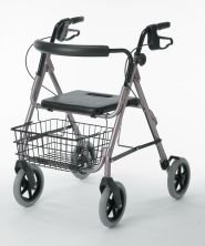 G07887B Medline 1 EA/EA,1 CS/EA ROLLATOR,GUARDIAN,DELUXE,ALUMINUM,BLUE Medline G07887B
