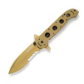 M21 Special Forces, Desert Tan G10 Handle, ComboEdge