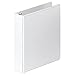 Wilson Jones 363 Line Basic Plus Locking Round Ring View Binder, 1.5
