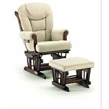 Shermag Glider with Ottoman Finish: Cherry