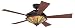 Hunter 22564 1912 Mission 54-Inch Ceiling Fan New Bronze With 5 Dark Cherry/Dark Waln...