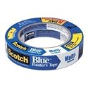 3M 2090-1A-4X Scotch Blue Painter's Tape, 1 x60 Yards, 4/PK