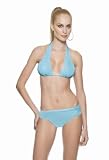 Poko Pano Playita Turquoise American Cut Bikini (Size Large)