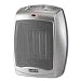 Office Products : Lasko Ceramic 1500W Heater with Adjustable Thermostat, 7w x 6d x 9-1/5h, Gray