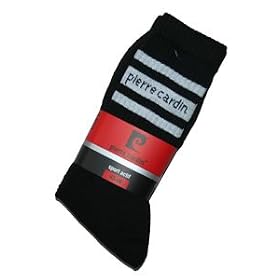 Pierre Cardin men's 3-pack black socks