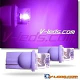 2 SUPER UV BLACKLIGHT WEDGE BASE LED 194 158 168