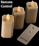Set of 3 Remote Control LED Flickering Votive Candle 31GznN50KOL. SL160 Set of 3 Remote Control LED Flickering Votive Candle