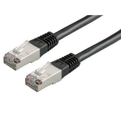5M Cat6 Shielded Network Cable - 5 Metre - FTP - Black Ethernet STP Patch Lead 5M Cat6 Shielded Network Cable - 5 Metre - FTP - Black Ethernet STP Patch Lead