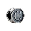 Kera Sterling Silver Alphabet Letter C Bead