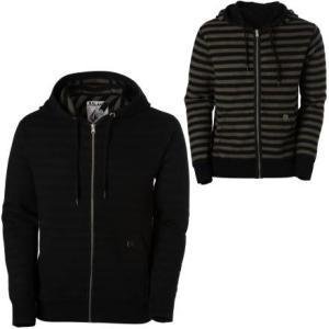 Volcom Timeless Striped Slim Reversible Full-Zip Hoody - Men's