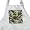 Florida Tourist Print Flamingos Dolphins Sunglasses Alligators - BLACK Full Length Apron With Pockets 22w X 30l