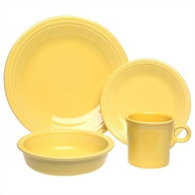 Fiesta 4-Piece Place Setting, Sunflower