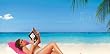 Itsa Beach Bag/ Sunlounger Towel - Sunset Orange