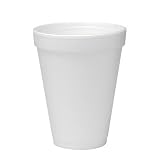 Drink Foam Cups, 12 oz., White, 40 Bags of 25/Carton