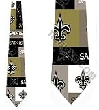 New Orleans Saints Ties Mens Neck Tie Block and Play
