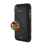 Proporta Antimicrobial Silicone Case Cover with SteriTouch (Apple iPhone 3G/3GS) - Black/Grey