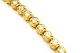 Image of 18ct Yellow Gold Ladies 2.12ct Diamond Line Bracelet