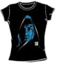Star Trek 2009 Movie DARK SPOCK Juniors Size Fitted Black T-shirt Tee