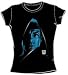 Star Trek 2009 Movie DARK SPOCK Juniors Size Fitted Black T-shirt Tee
