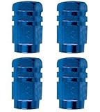 Review Max Power  / 4pce Hex Style Sports Valve Caps-Blue